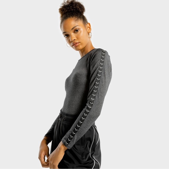 SQUAT WOLF NOOR BODYSUIT ONYX Grey Long Sleeves - Picture 4 of 12